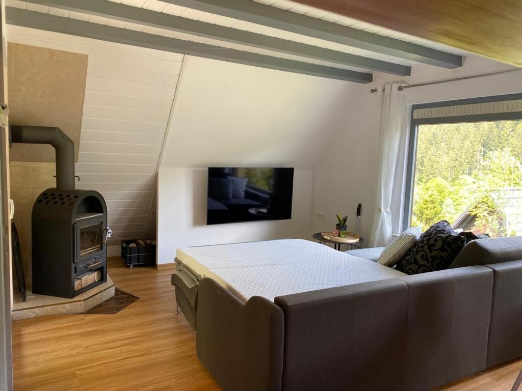 Haus Adler - Komplettes Ferienhaus Am Badesee Erzgrube المظهر الخارجي الصورة