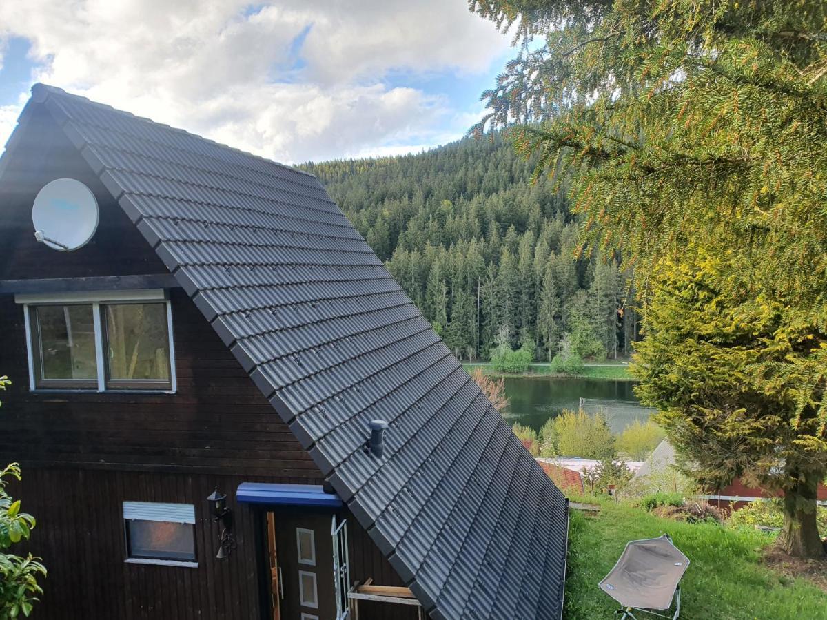 Haus Adler - Komplettes Ferienhaus Am Badesee Erzgrube المظهر الخارجي الصورة